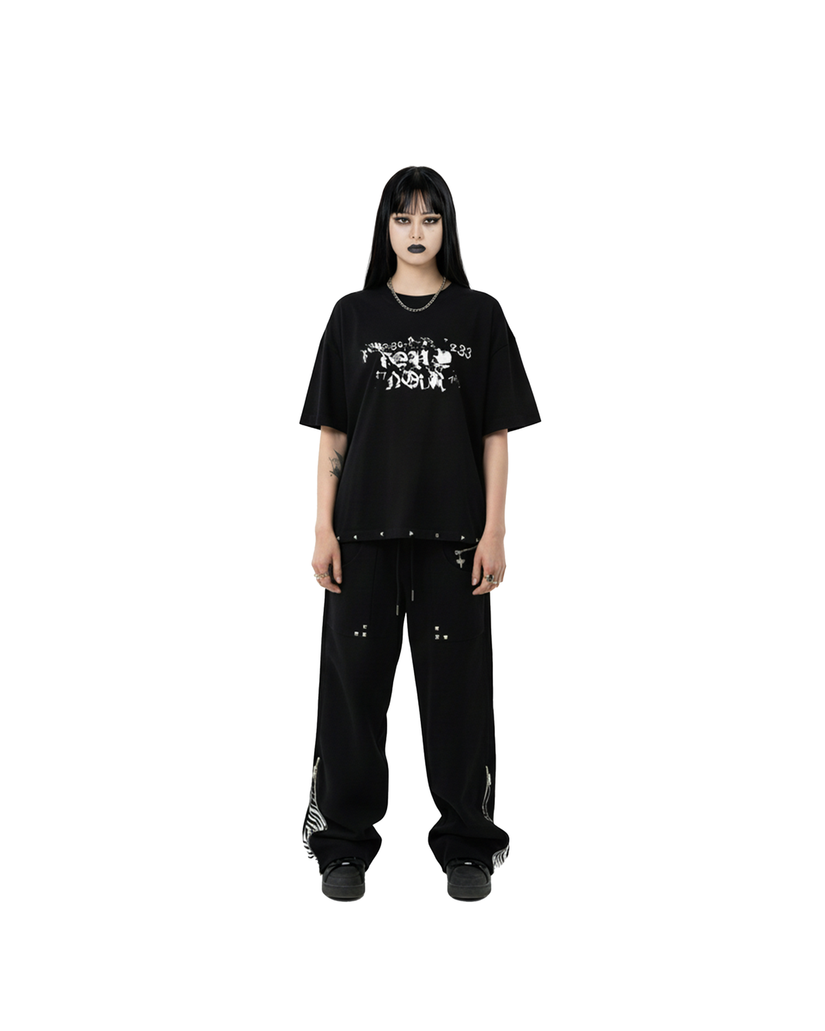 OUTCAST FLARED ZEBRA JOGGER