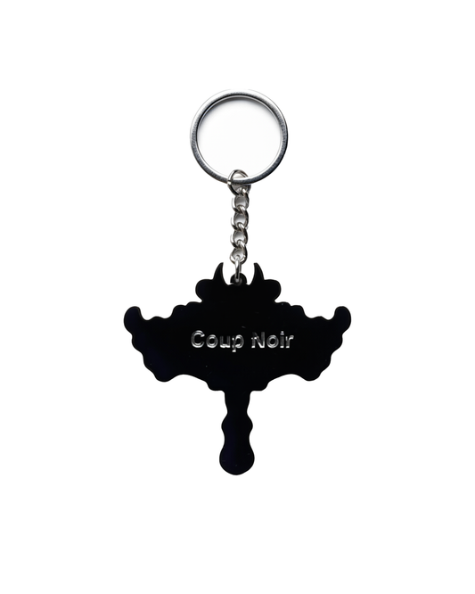 CLOUDY DEMON KEYCHAIN WHITE