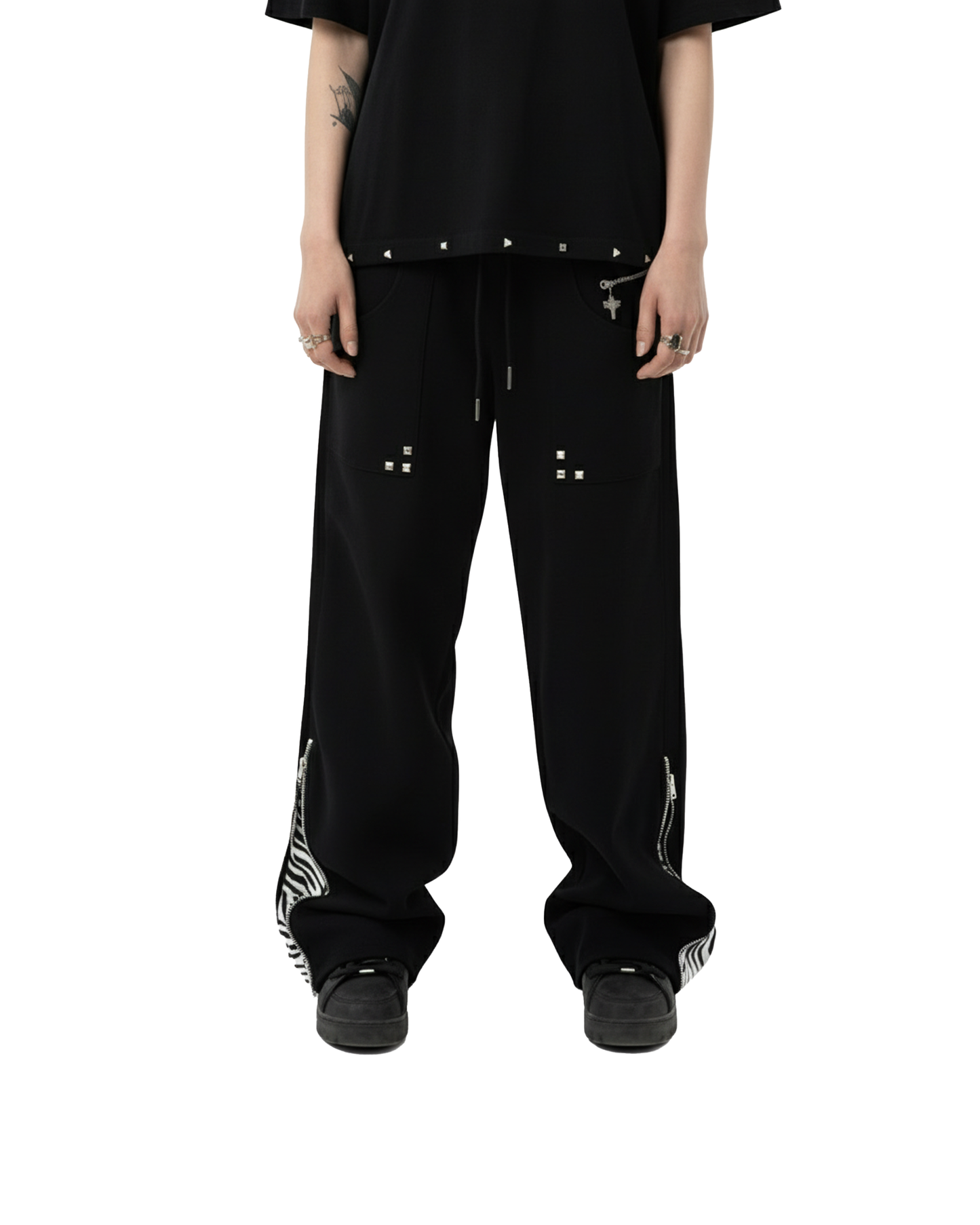 OUTCAST FLARED ZEBRA JOGGER