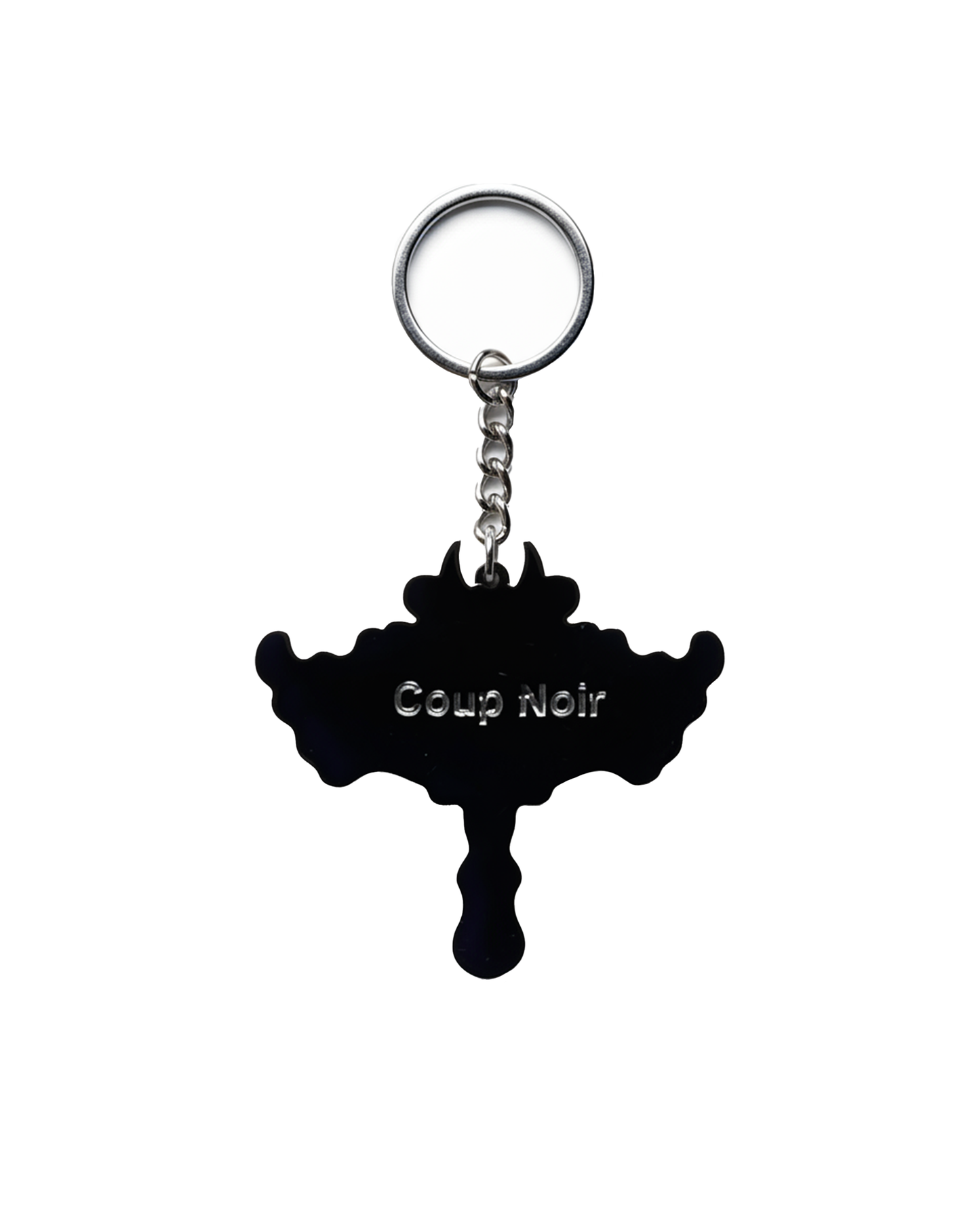 CLOUDY DEMON KEYCHAIN SILVER