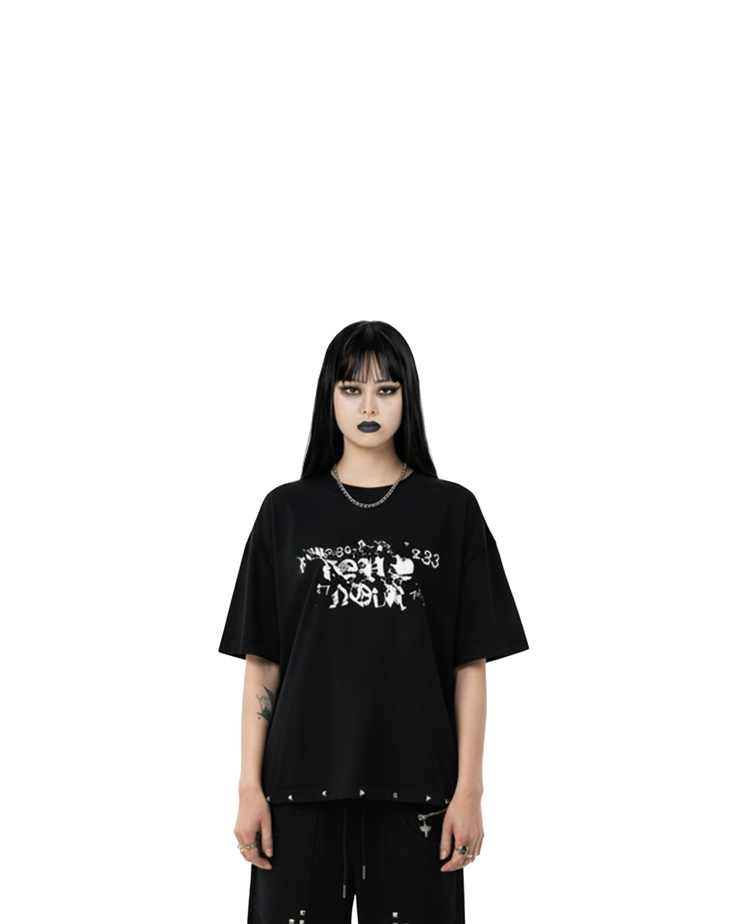 EXILE STUDDED T-SHIRT